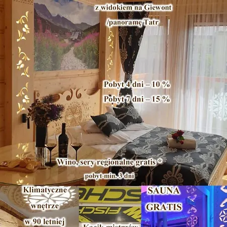 Fortuna - Regionalne & - Sauna, Grill, Jacuzzi Z Widokiem Na Tatry *